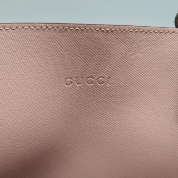 100% Authentic GUCCI Brown Canvas Tote Bag - Picture 11 of 12